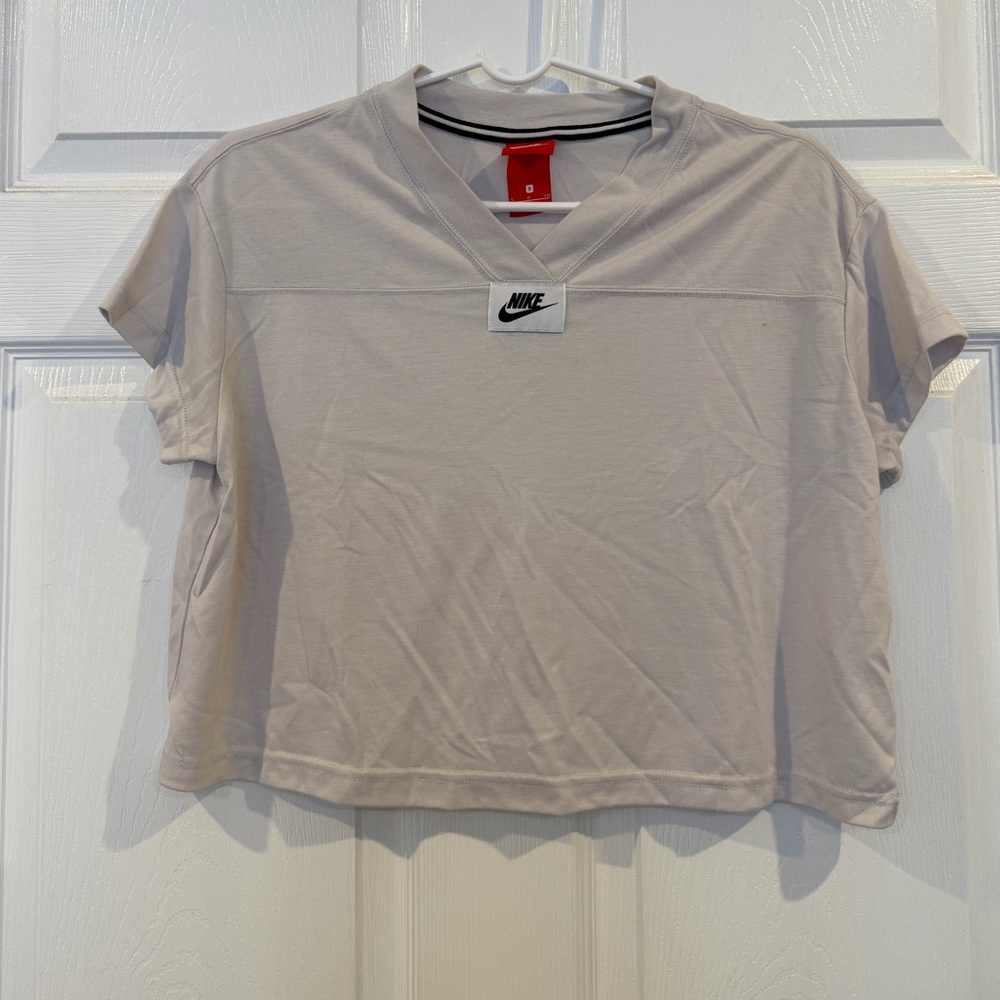Nike Women's off white Crop Top